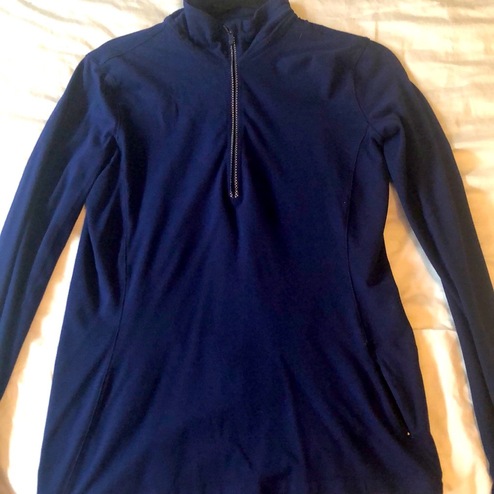 Lululemon long sleeve Navy Zip Up size 6